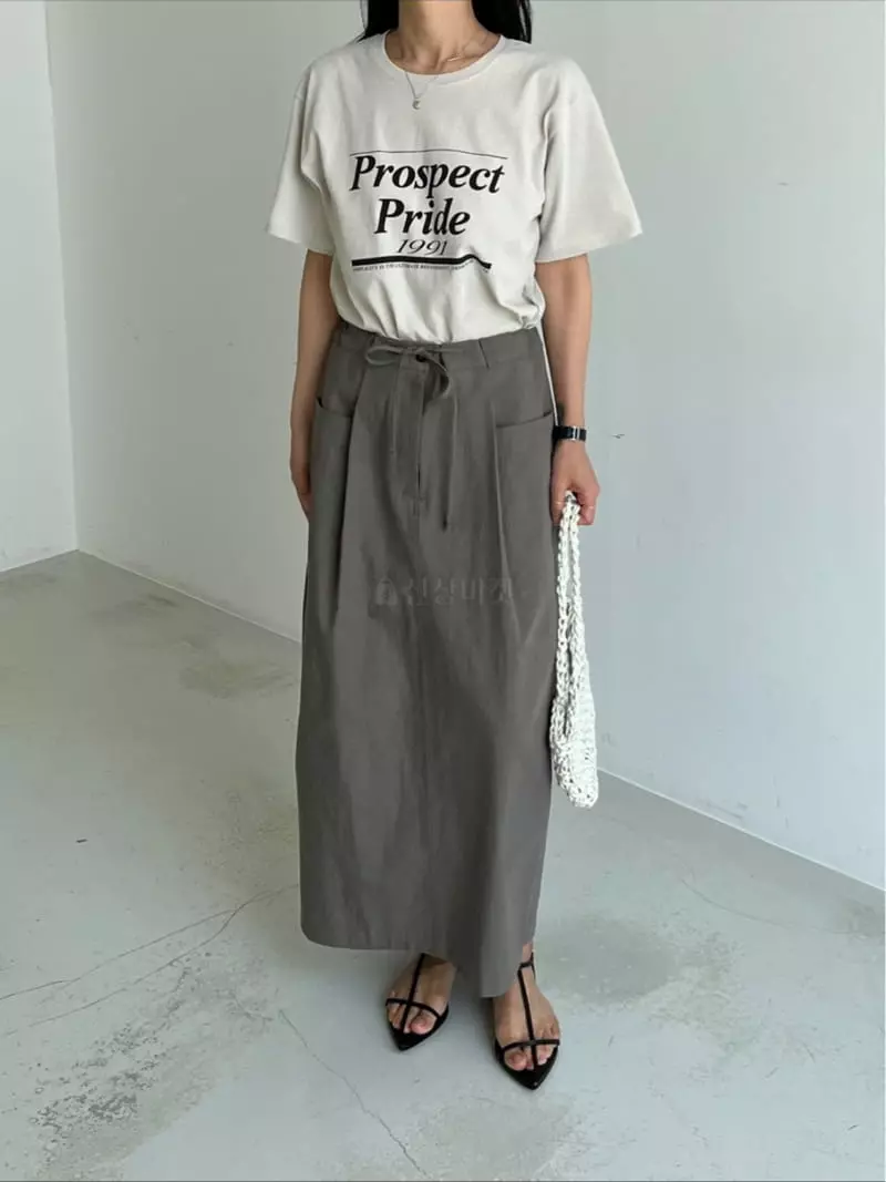 Taupe - Korean Women Fashion - #womensfashion - Prade Tee - 9