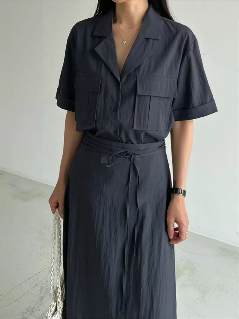 Taupe - Korean Women Fashion - #womensfashion - Jade Shirt - 9