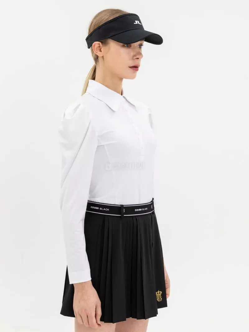 The Cover - Korean Women Fashion - #momslook - Golf Puff Sleeveless Tee - 6