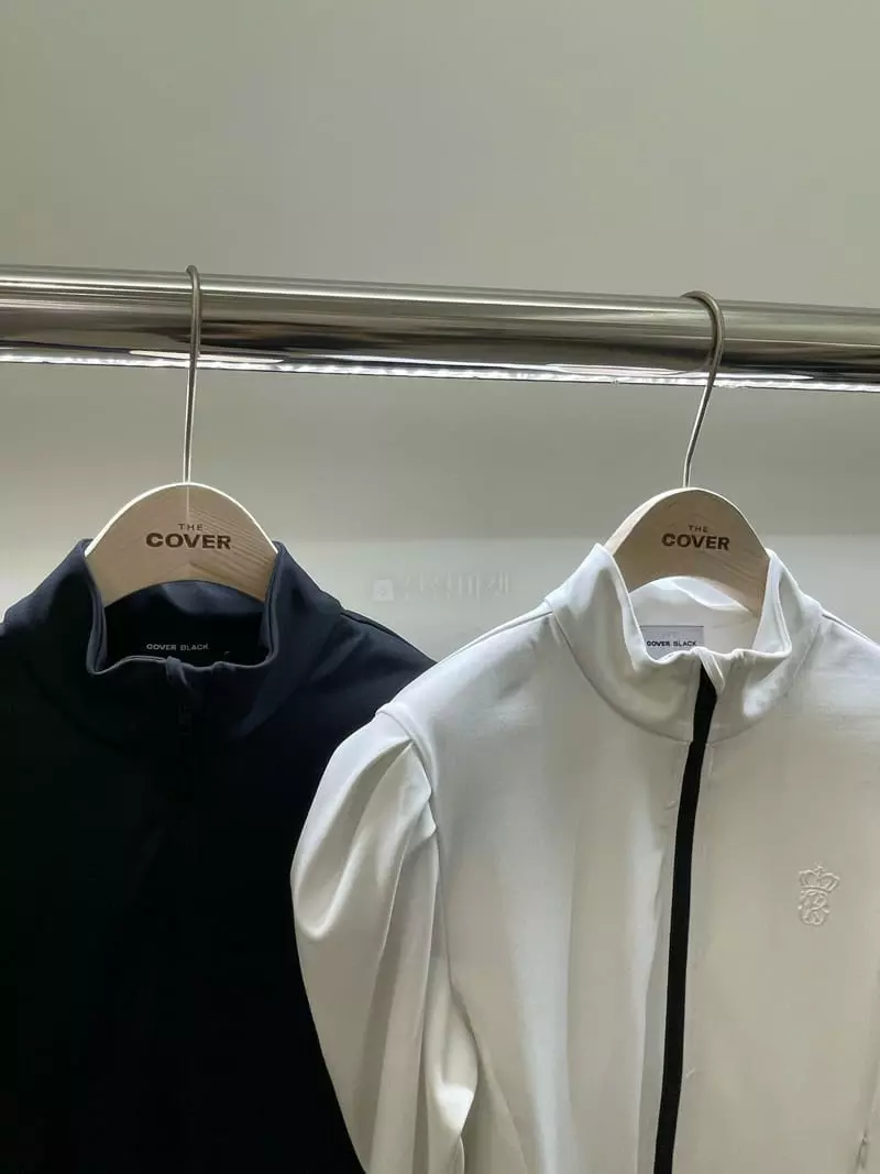 The Cover - Korean Women Fashion - #restrostyle - Golf Pudd Zip-up - 2