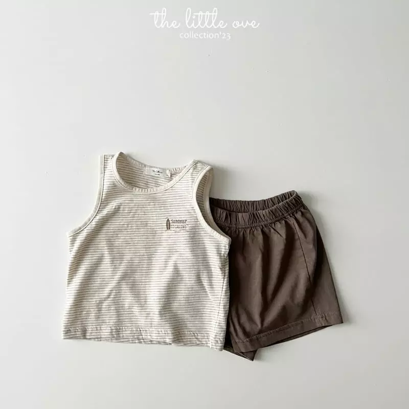 The Little Ove - Korean Children Fashion - #minifashionista - Surf Top Bottom Set - 3