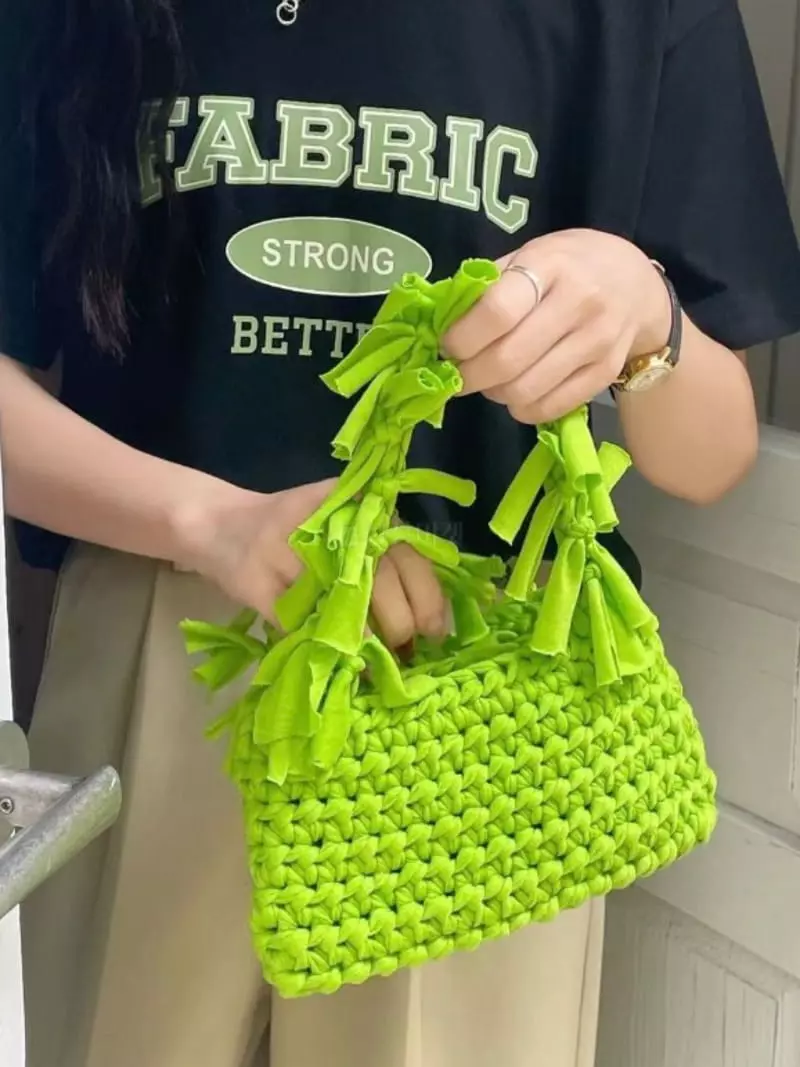Trouvaille - Korean Women Fashion - #momslook - Shopy Quilting Tote Bag