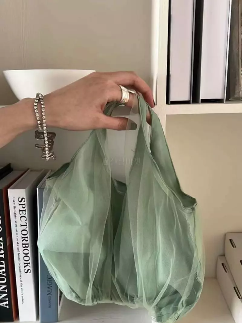 Trouvaille - Korean Women Fashion - #momslook - Cotton Candy Tote Bag - 3