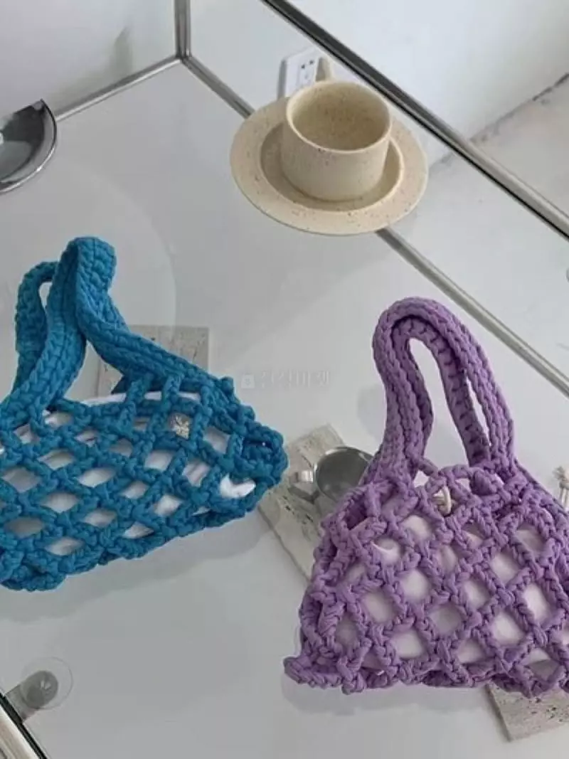 Trouvaille - Korean Women Fashion - #momslook - Kid Net Bag - 8