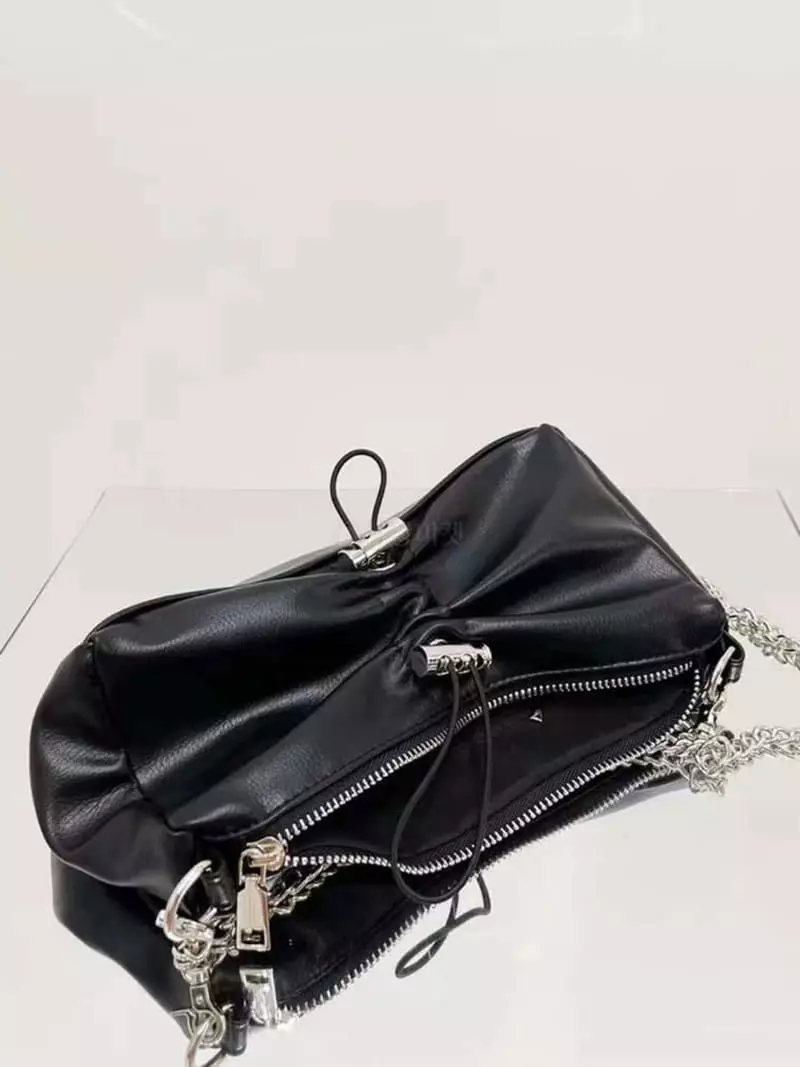Trouvaille - Korean Women Fashion - #momslook - Shirring Cross Bag - 5