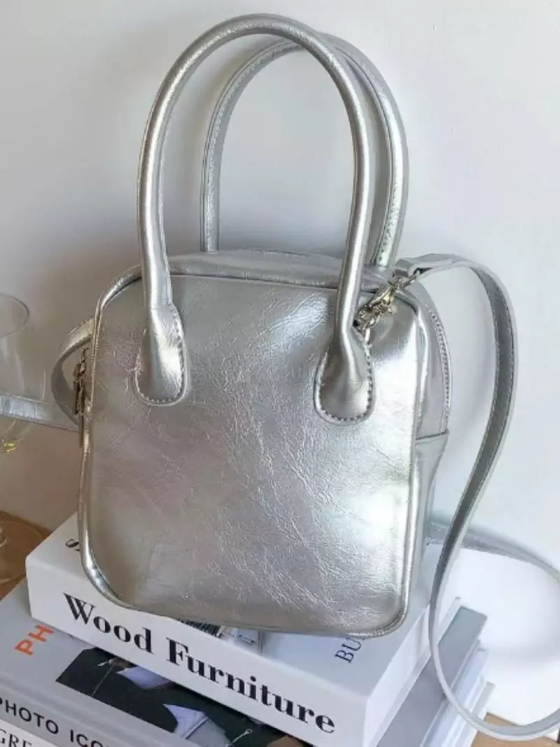 Trouvaille - Korean Women Fashion - #momslook - Tomb Square Tote Cross Bag