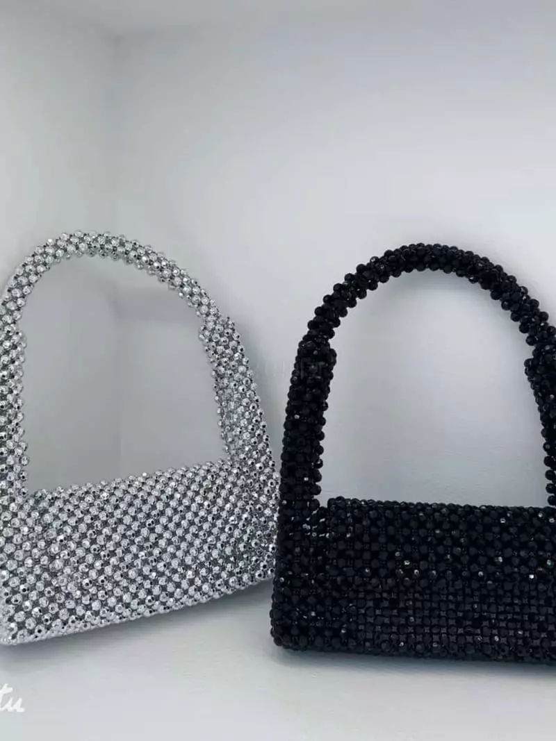Trouvaille - Korean Women Fashion - #womensfashion - Twrinkle Pearl Tote Shoulder Bag - 4