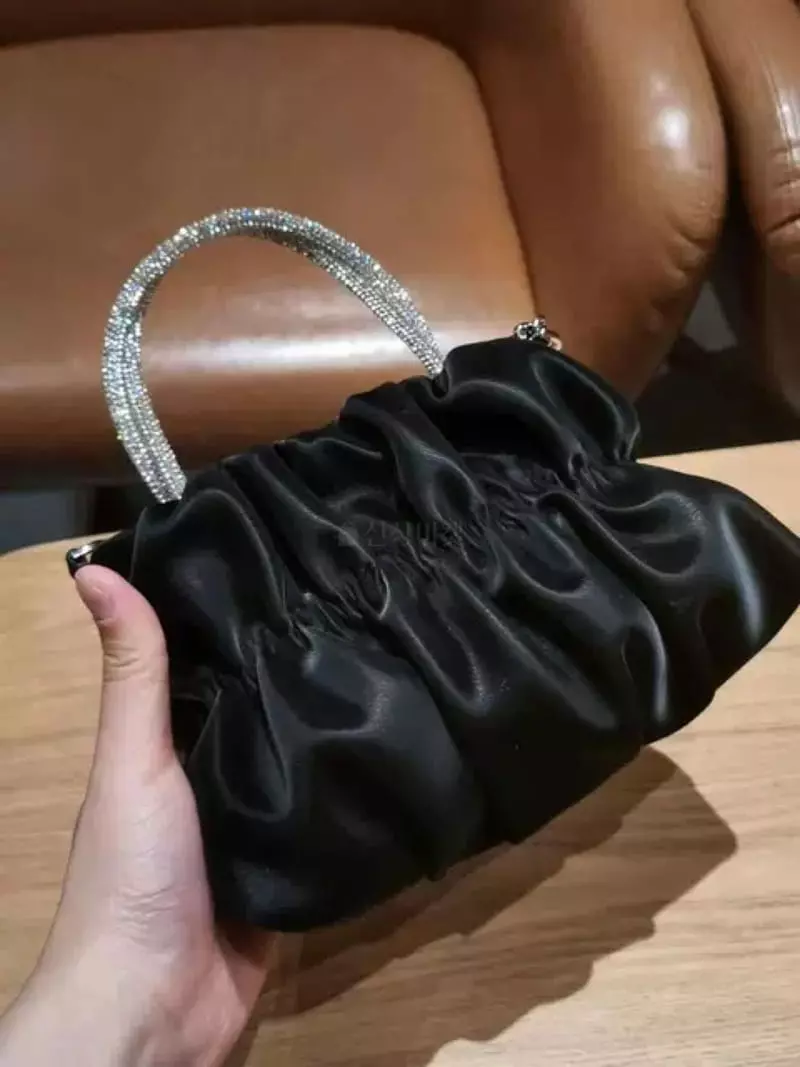 Trouvaille - Korean Women Fashion - #momslook - Pwder Shirring Tote Cross Bag - 7