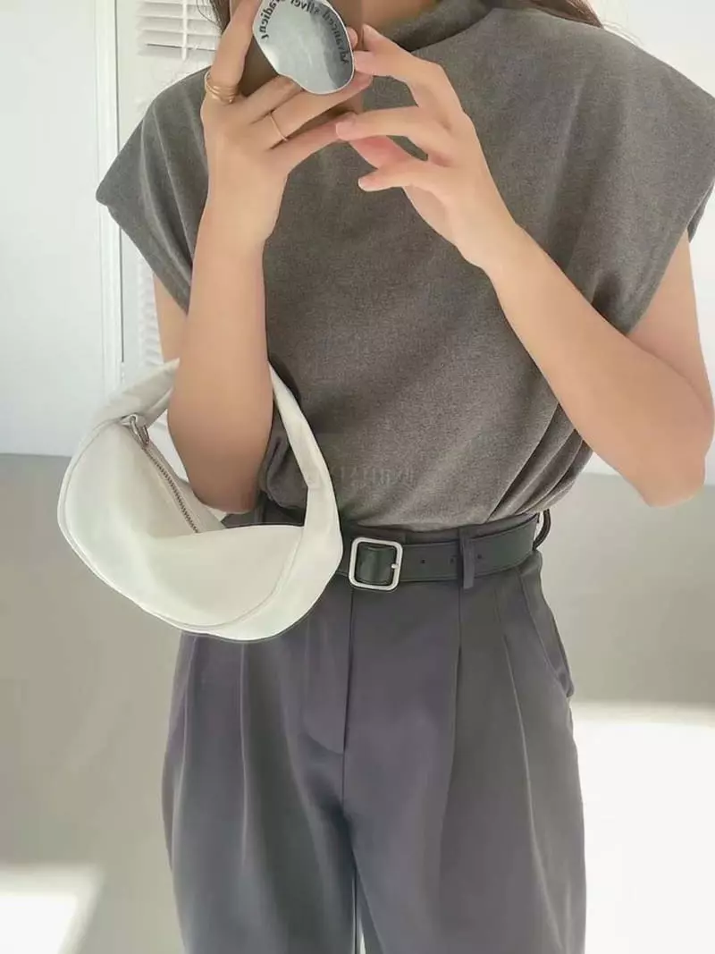 Trouvaille - Korean Women Fashion - #momslook - Peanut Tote Cross Bag - 5
