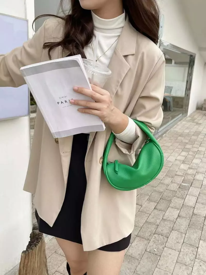Trouvaille - Korean Women Fashion - #momslook - Peanut Tote Cross Bag - 7