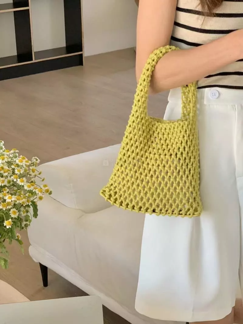 Trouvaille - Korean Women Fashion - #pursuepretty - Chacha Net Bag