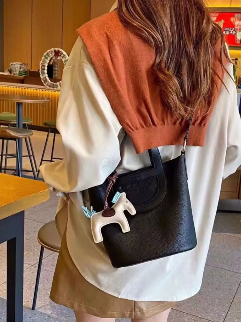 Trouvaille - Korean Women Fashion - #restrostyle - Roof Bag 18cm - 5