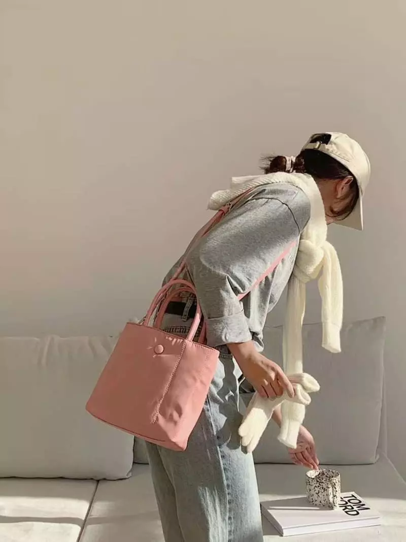 Trouvaille - Korean Women Fashion - #shopsmall - Easy Simple Tote Cross Bag - 6