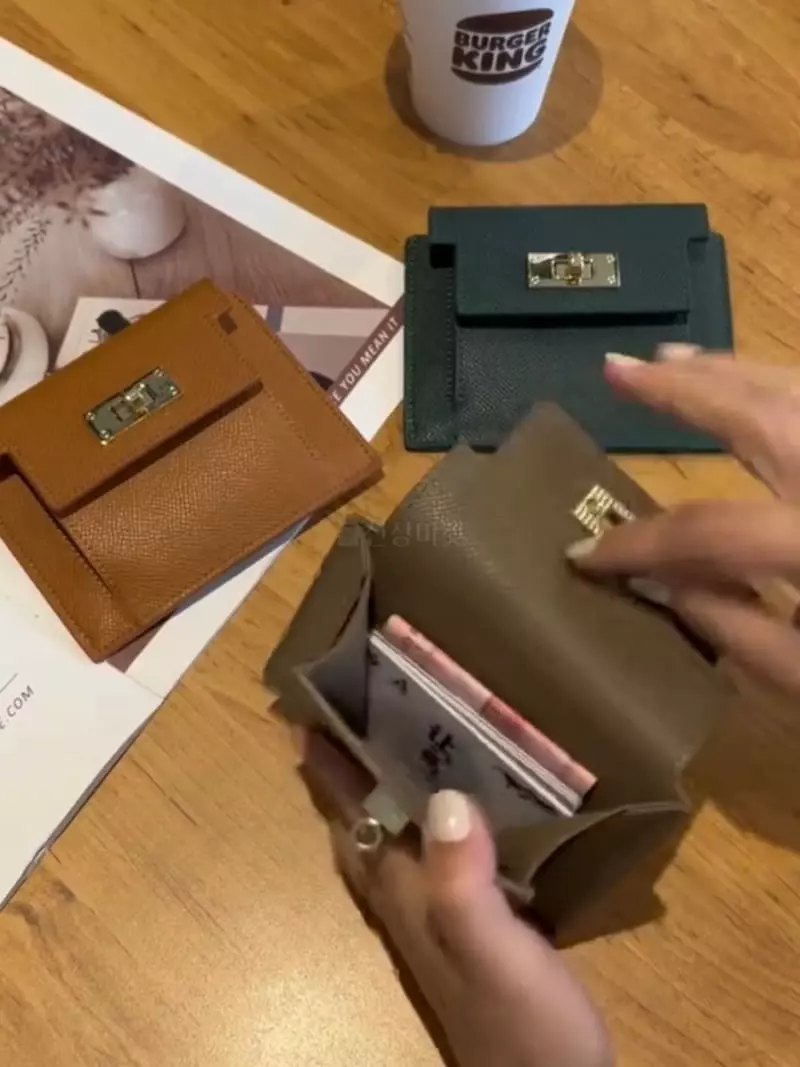 Trouvaille - Korean Women Fashion - #shopsmall - Abel Card Walnut