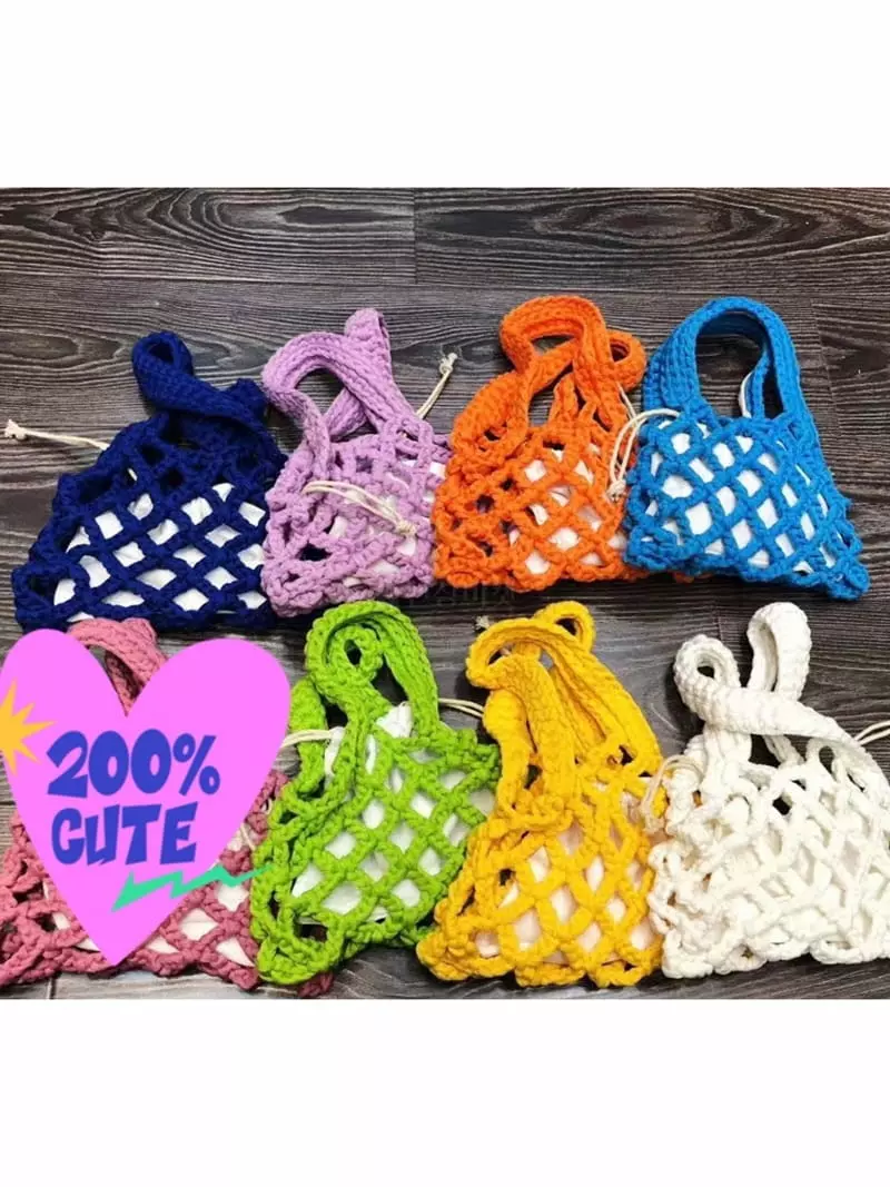 Trouvaille - Korean Women Fashion - #vintagekidsstyle - Kid Net Bag