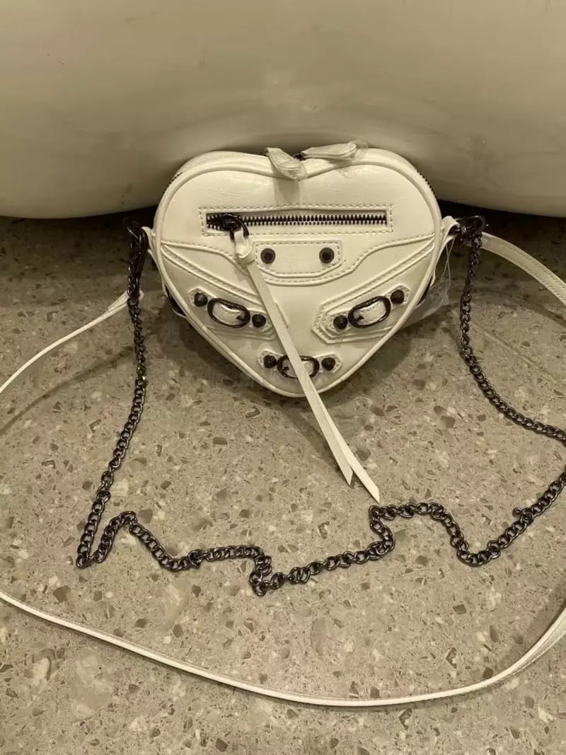Trouvaille - Korean Women Fashion - #womensfashion - Heart Moter Cross Bag - 6