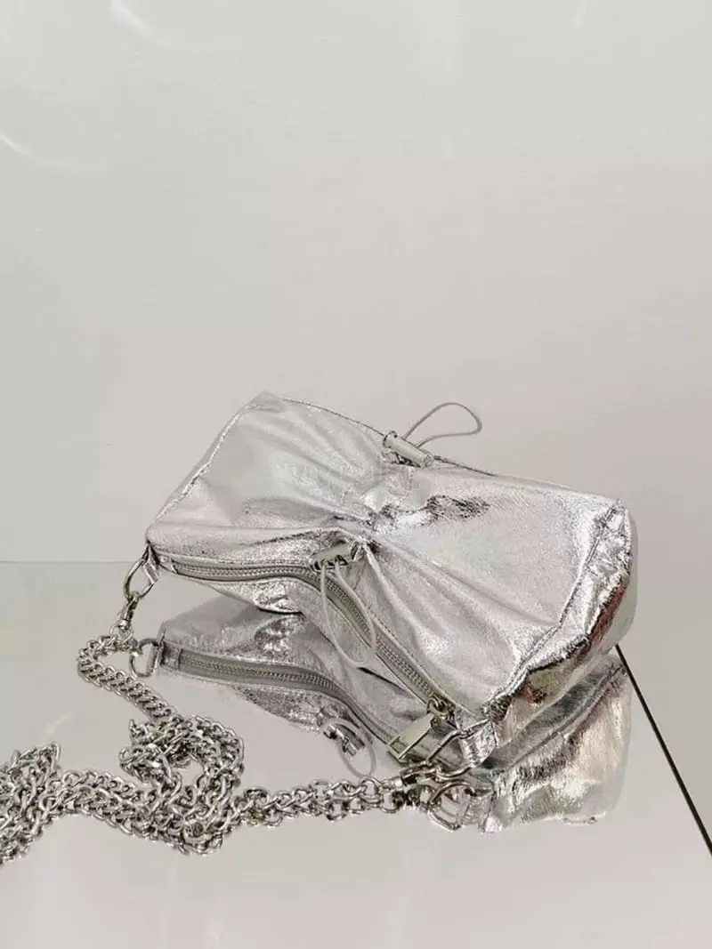 Trouvaille - Korean Women Fashion - #momslook - Shirring Cross Bag - 4
