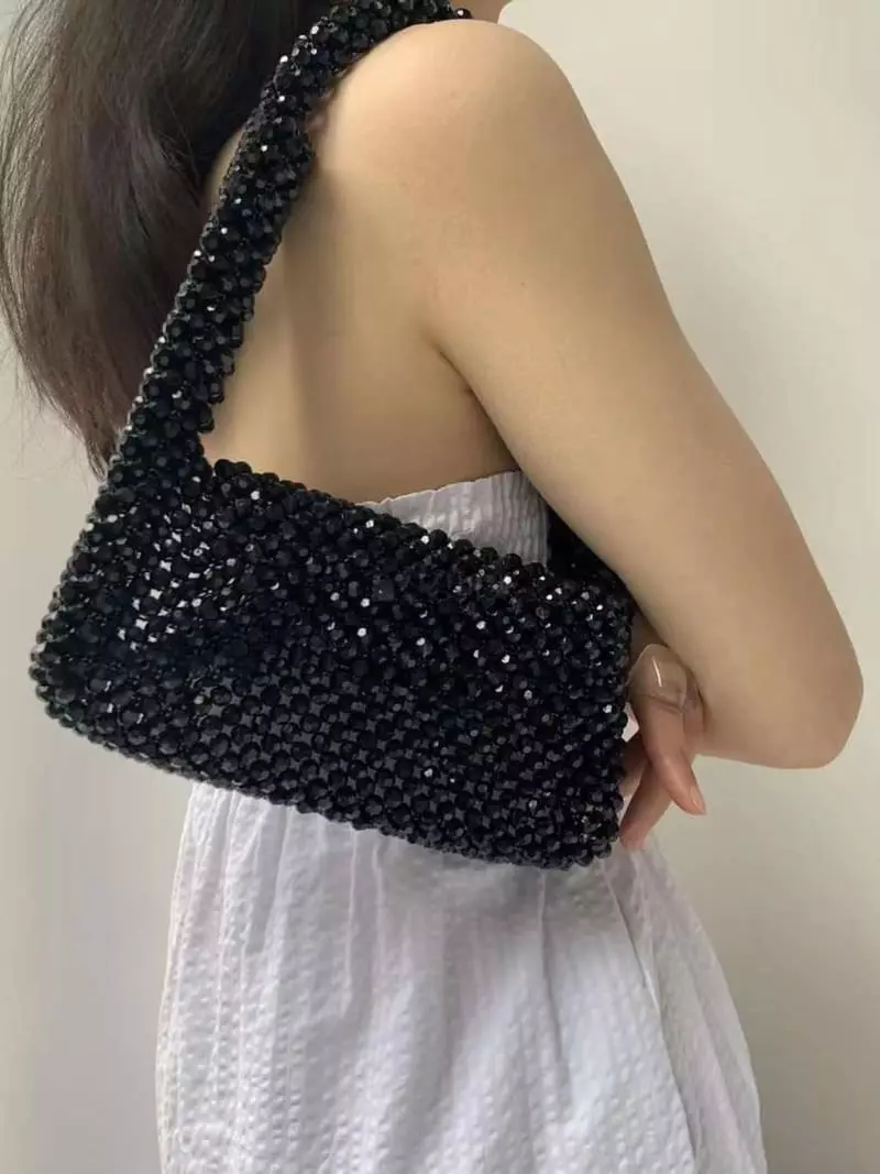 Trouvaille - Korean Women Fashion - #womensfashion - Twrinkle Pearl Tote Shoulder Bag