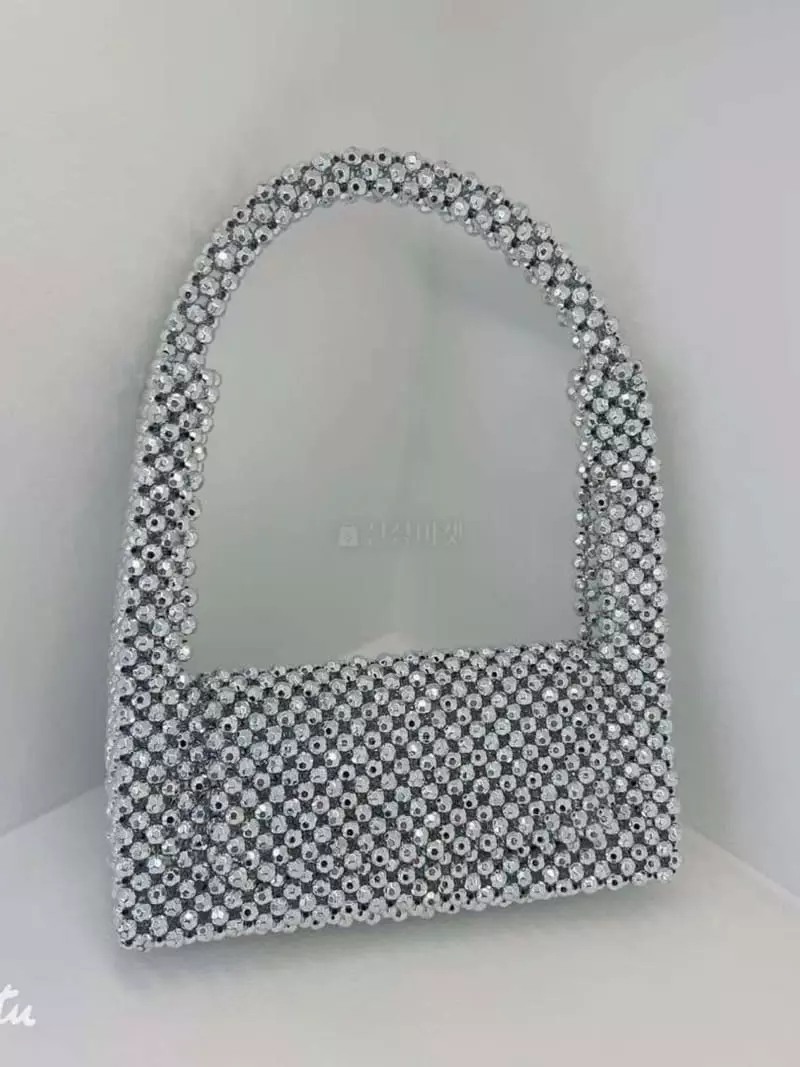 Trouvaille - Korean Women Fashion - #womensfashion - Twrinkle Pearl Tote Shoulder Bag - 5