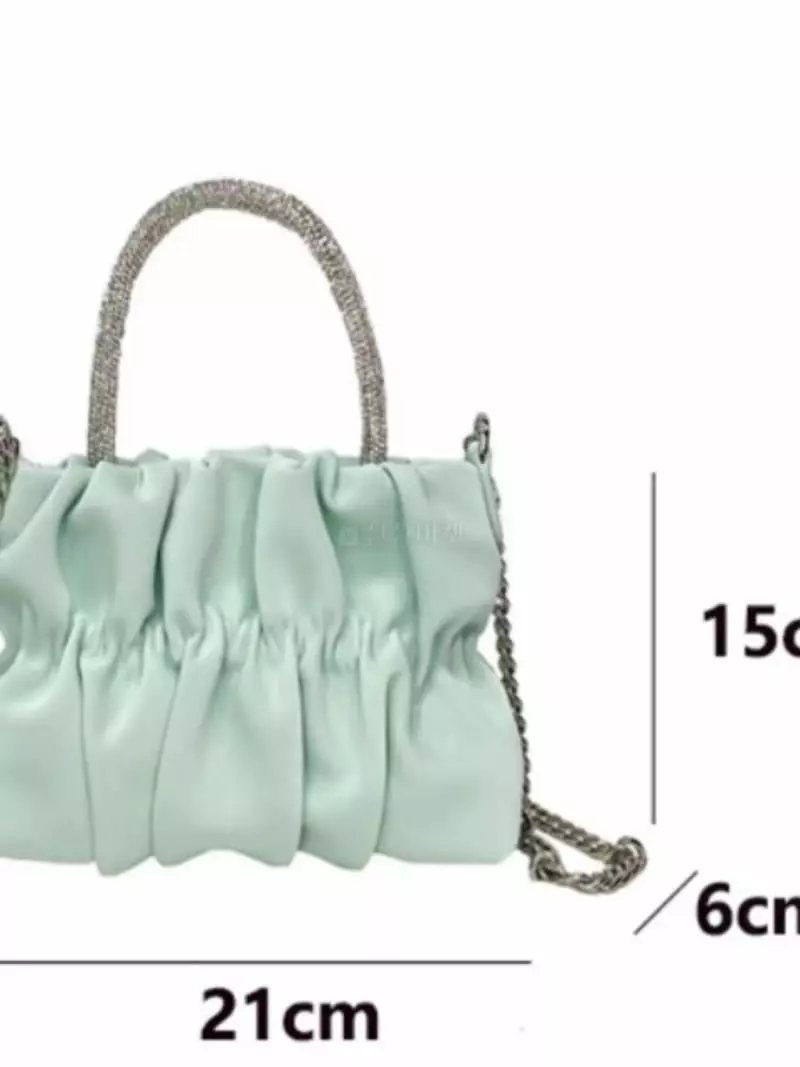 Trouvaille - Korean Women Fashion - #womensfashion - Pwder Shirring Tote Cross Bag - 10