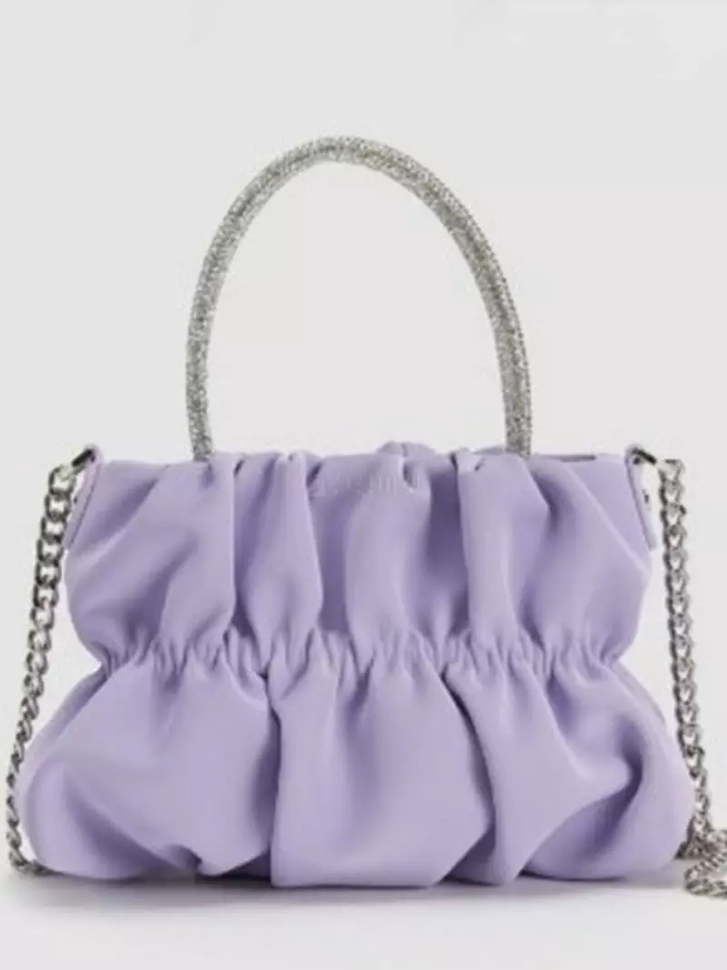 Trouvaille - Korean Women Fashion - #momslook - Pwder Shirring Tote Cross Bag - 4