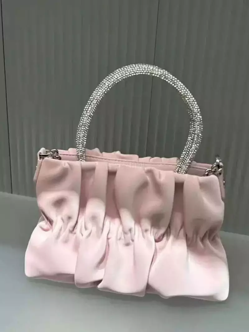 Trouvaille - Korean Women Fashion - #womensfashion - Pwder Shirring Tote Cross Bag - 8