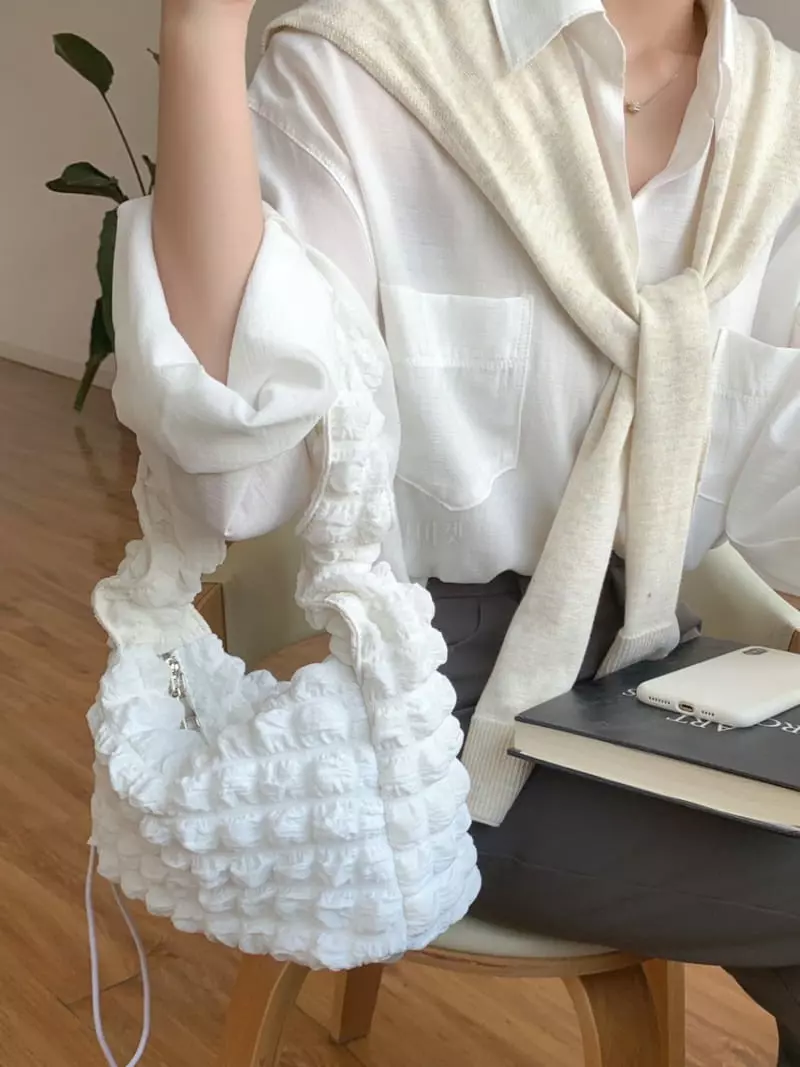 Trouvaille - Korean Women Fashion - #womensfashion - Lena Tote Bag - 5