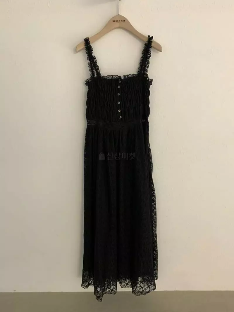 Underkey - Korean Women Fashion - #momslook - Bita Lace One-piece - 4