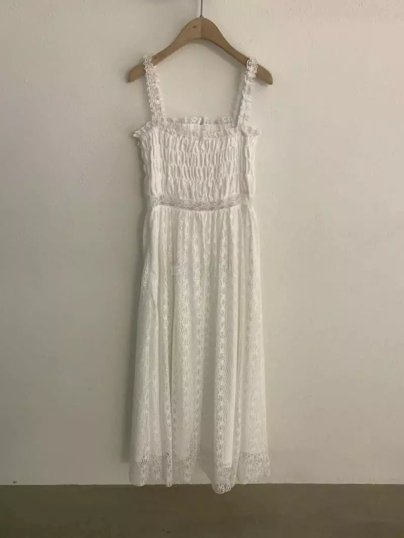 Underkey - Korean Women Fashion - #romanticstyle - Bita Lace One-piece - 11