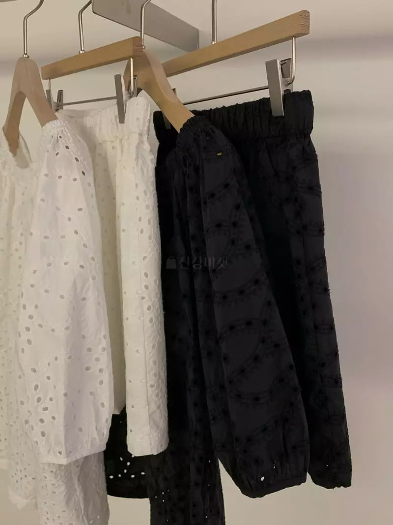 Underkey - Korean Women Fashion - #shopsmall - Sunnia Lace Top Bottom Set - 4