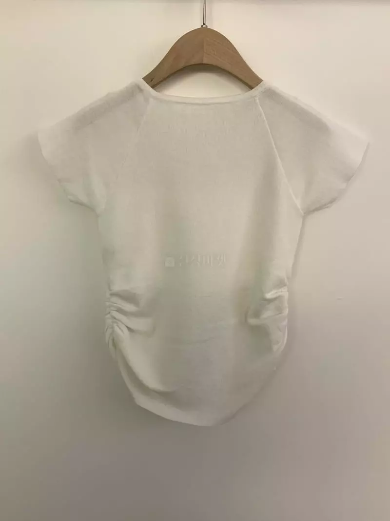 Underkey - Korean Women Fashion - #womensfashion - July Cap Knit Tee - 9