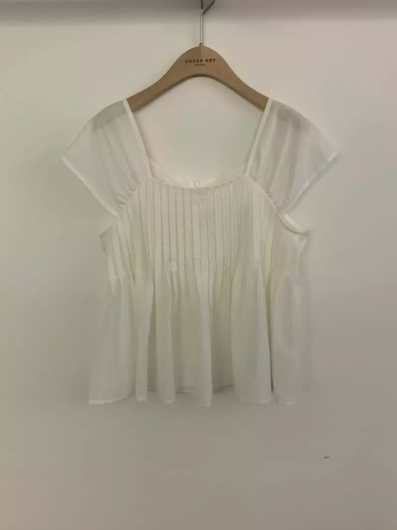 Underkey - Korean Women Fashion - #womensfashion - Pintuck Blouse - 5