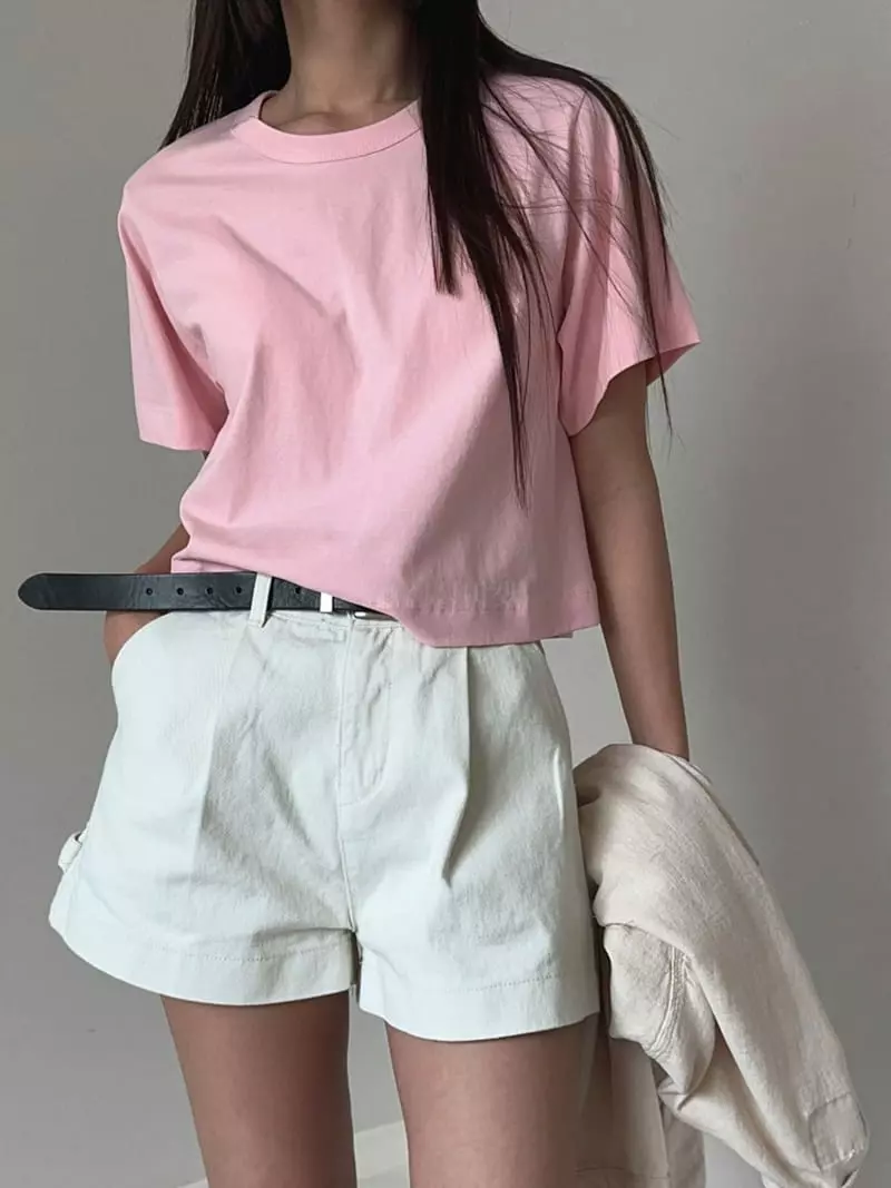 Unene Garden - Korean Women Fashion - #momslook - Cos Tee - 9