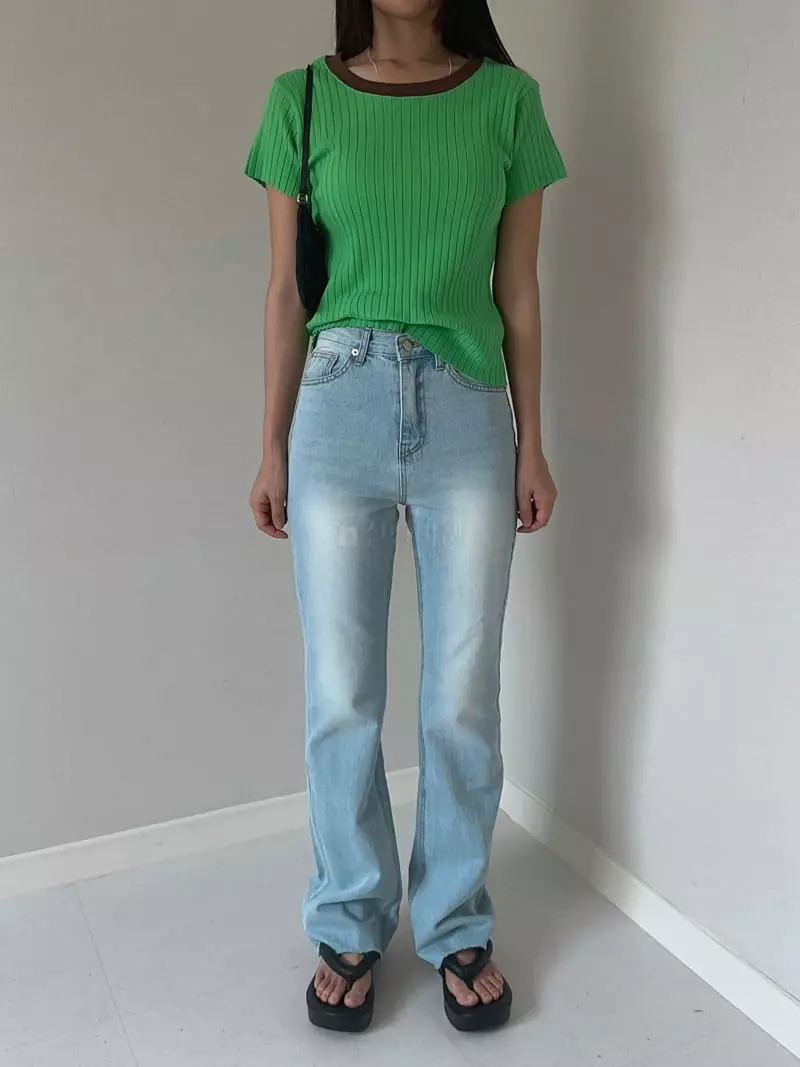 Unene Garden - Korean Women Fashion - #momslook - Oreo Tee - 11