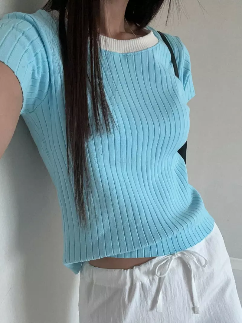 Unene Garden - Korean Women Fashion - #momslook - Oreo Tee - 3