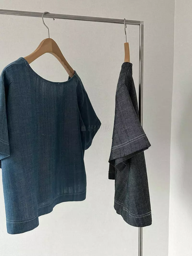 Unene Garden - Korean Women Fashion - #momslook - Summer Plare Top - 10
