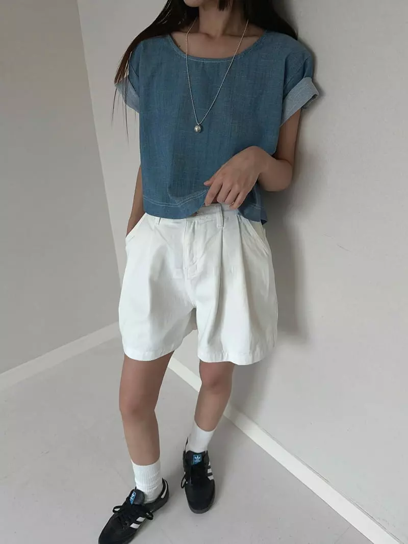 Unene Garden - Korean Women Fashion - #momslook - Summer Plare Top - 2