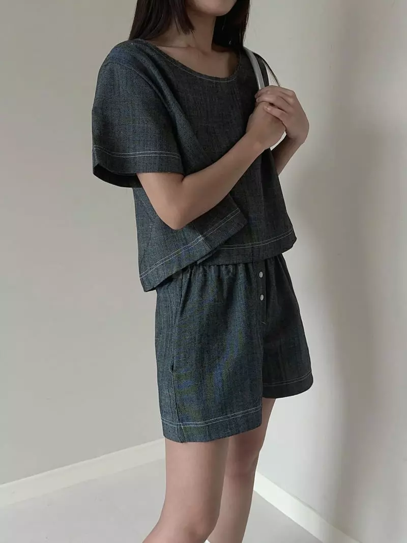 Unene Garden - Korean Women Fashion - #womensfashion - Summer Plare Top - 4
