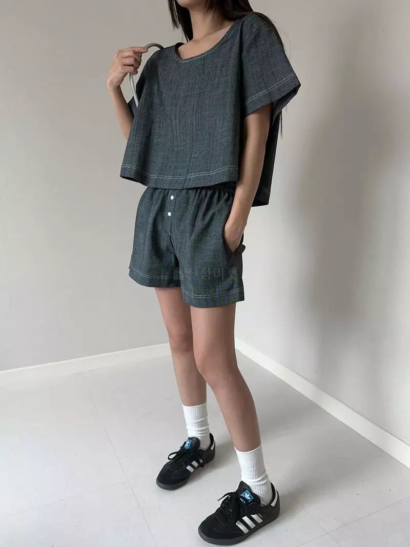 Unene Garden - Korean Women Fashion - #momslook - Summer Pants