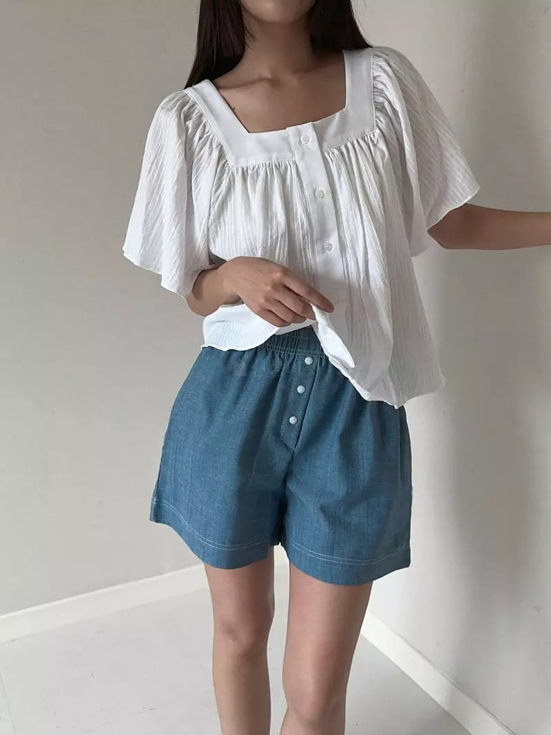 Unene Garden - Korean Women Fashion - #momslook - Summer Pants - 3