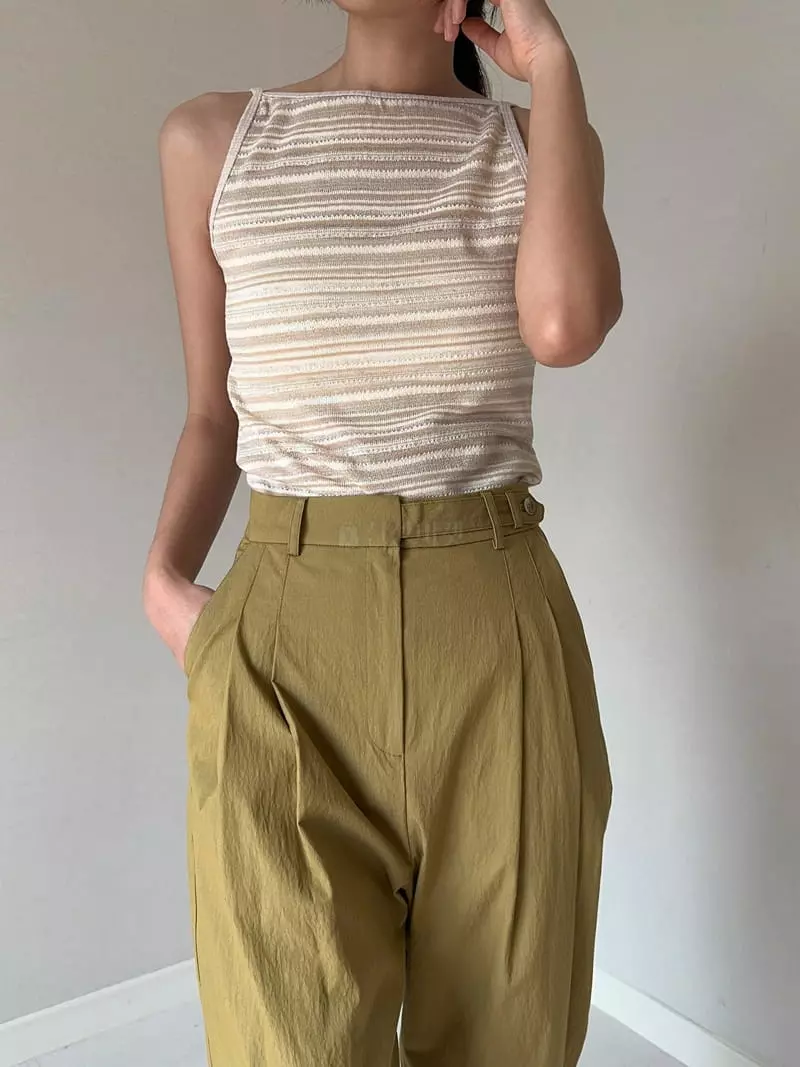 Unene Garden - Korean Women Fashion - #momslook - Mureang Sleeveless - 7