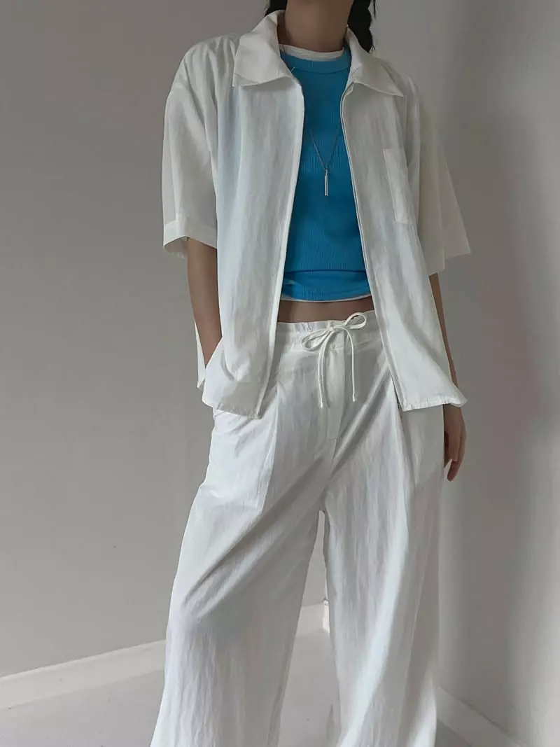 Unene Garden - Korean Women Fashion - #momslook - Masimo Zip-up - 8