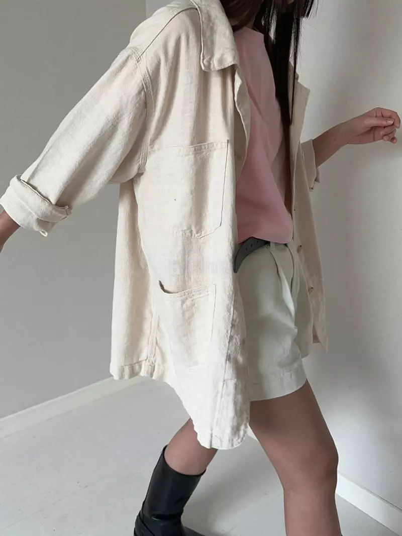 Unene Garden - Korean Women Fashion - #momslook - Line Jacket - 8