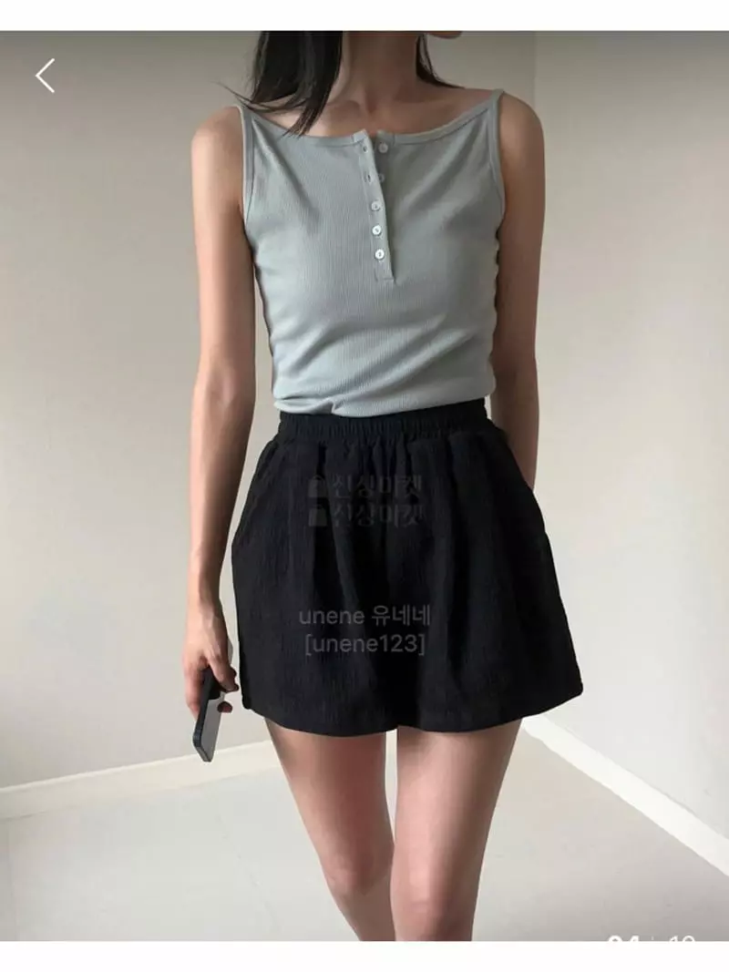 Unene Garden - Korean Women Fashion - #momslook - River Sleeveless - 3