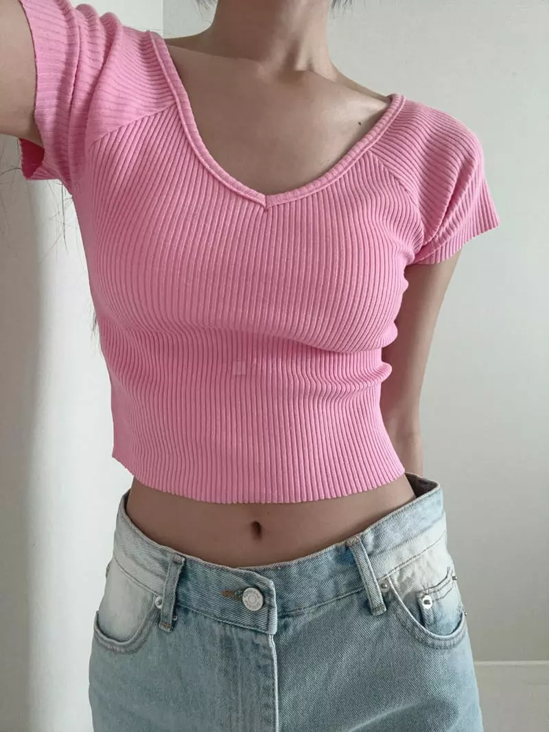 Unene Garden - Korean Women Fashion - #momslook - Leo Tee - 2