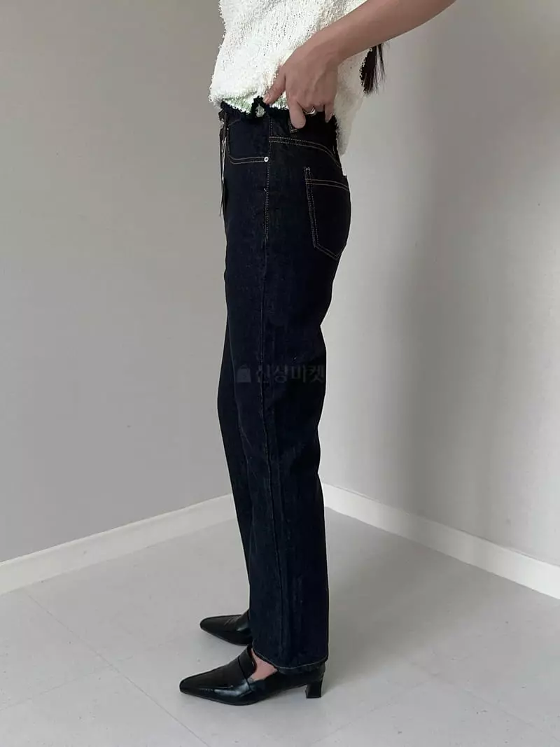 Unene Garden - Korean Women Fashion - #momslook - Line Pants - 6