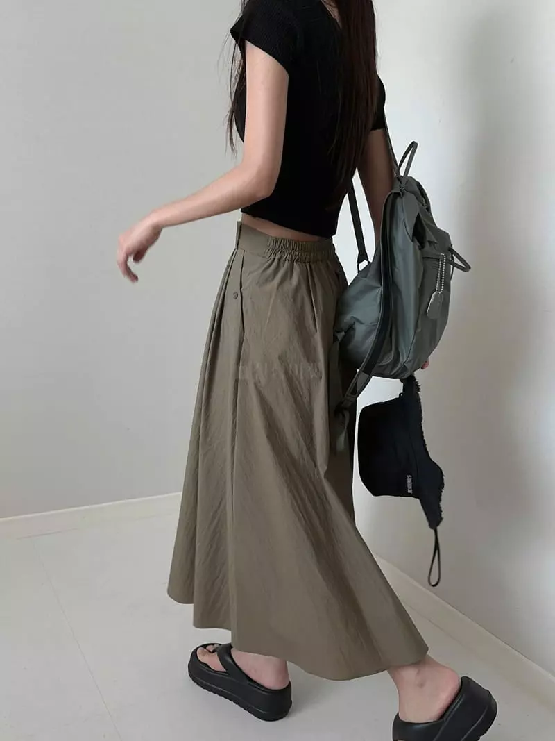 Unene Garden - Korean Women Fashion - #momslook - Round Skirt - 3