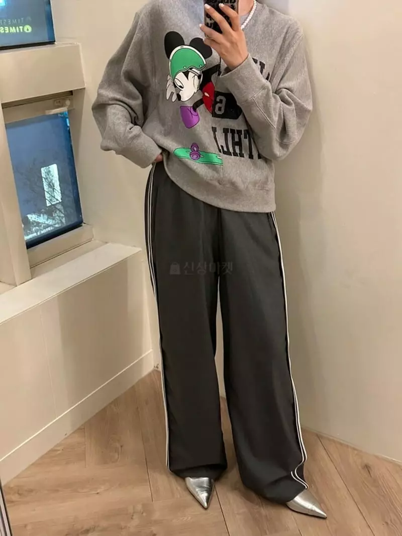 Unene Garden - Korean Women Fashion - #momslook - Drop Pants