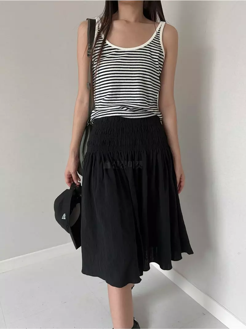 Unene Garden - Korean Women Fashion - #thelittlethings - Terry Sleeveless - 4