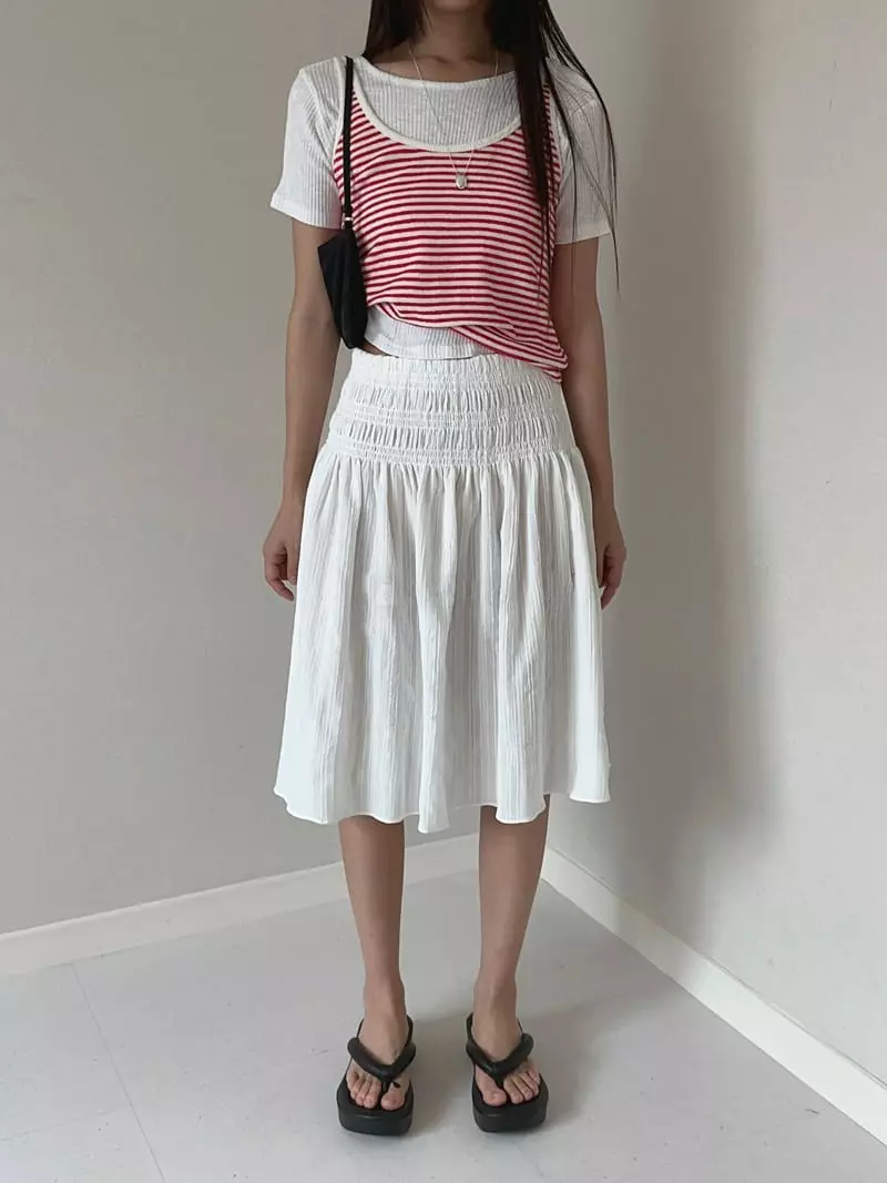 Unene Garden - Korean Women Fashion - #momslook - Terry Sleeveless - 8